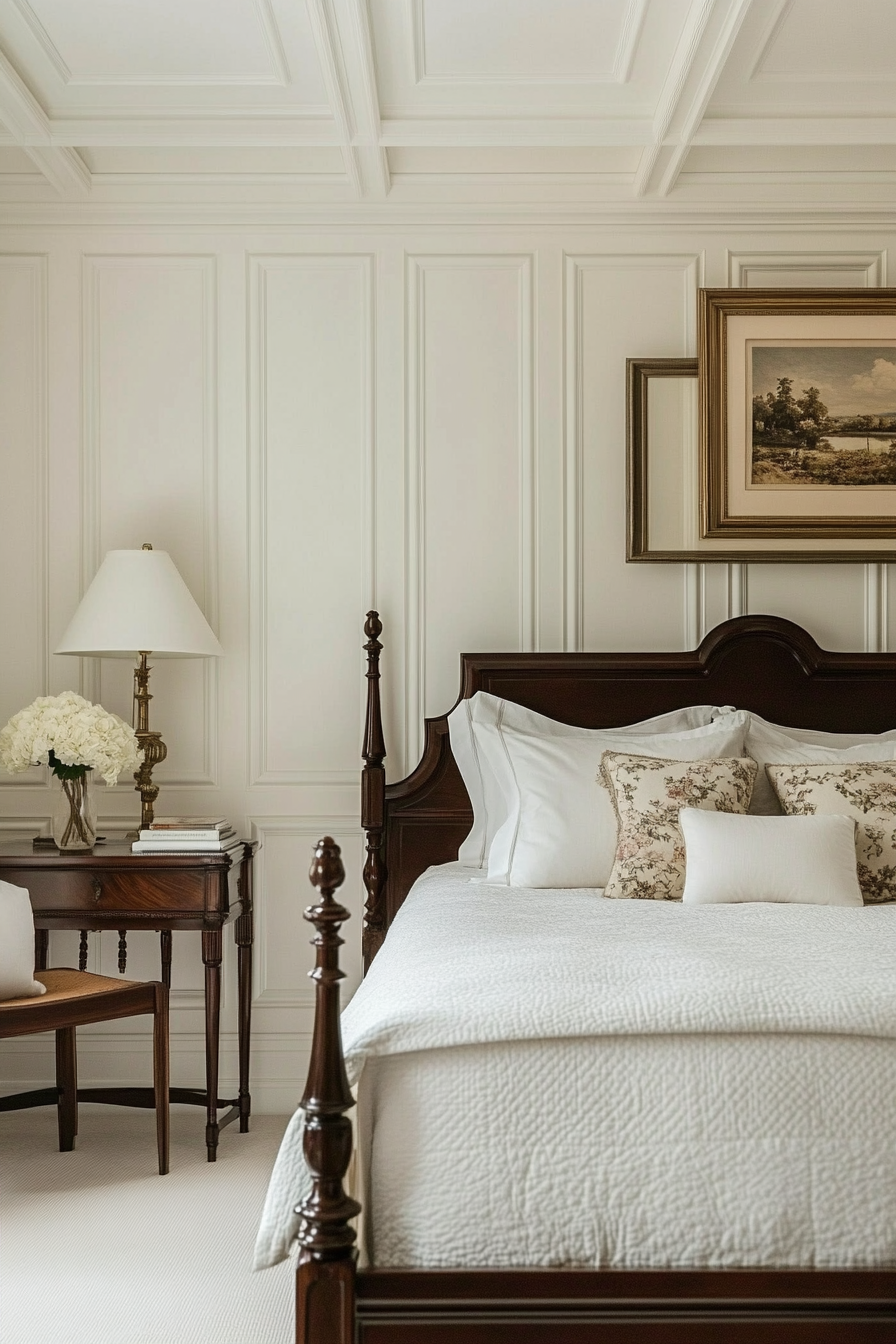 18. Timeless Traditional (Off White Bedroom Ideas) - Off White Bedroom Ideas