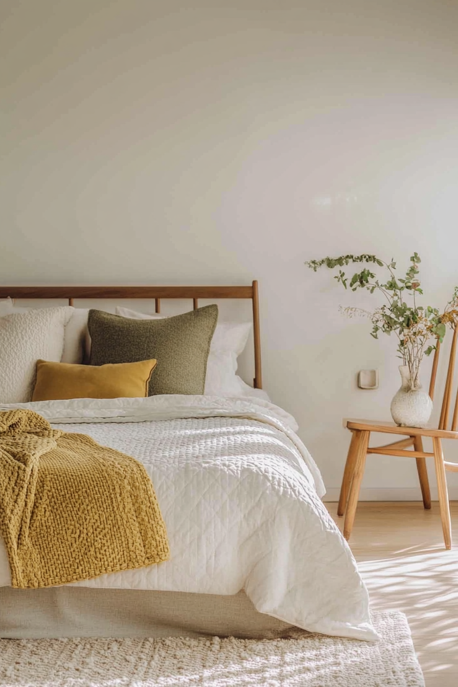 21. Mid-Century Modern (Off White Bedroom Ideas) - Off White Bedroom Ideas