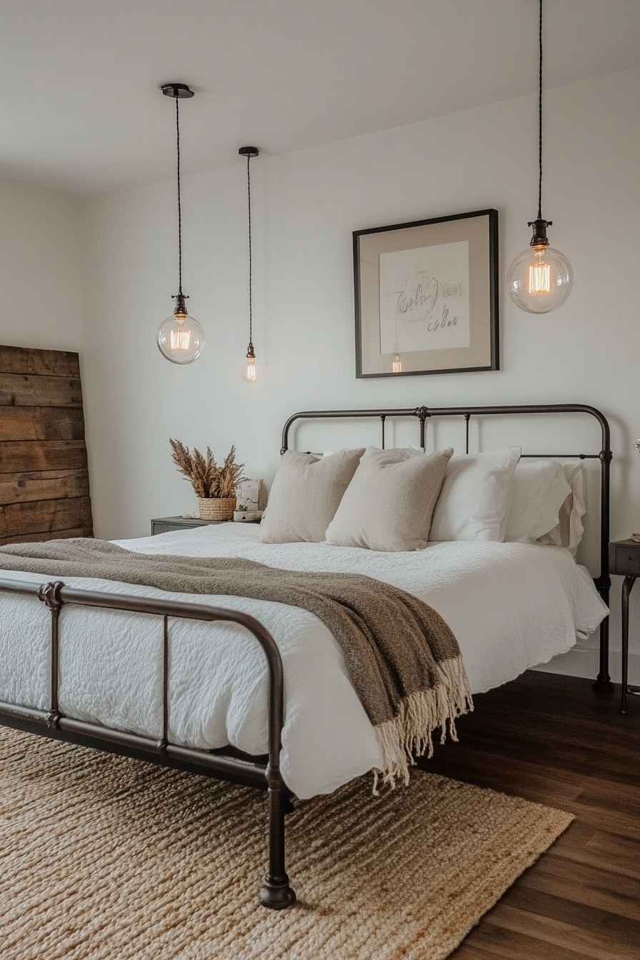 23. Industrial Chic (Off White Bedroom Ideas) - Off White Bedroom Ideas