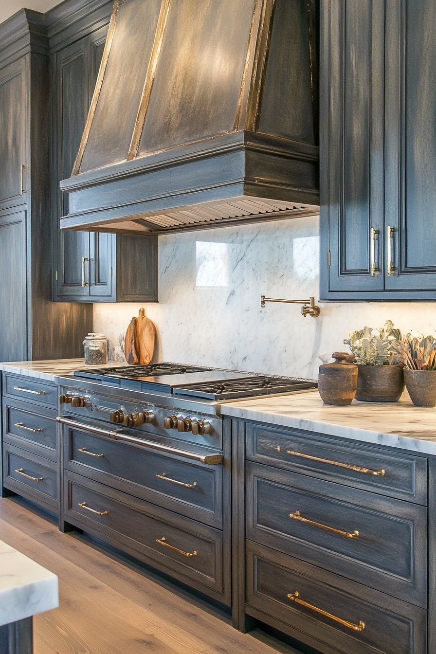 18. Graphite Green (Dark Kitchen Cabinet Ideas) - Dark Kitchen Cabinet Ideas