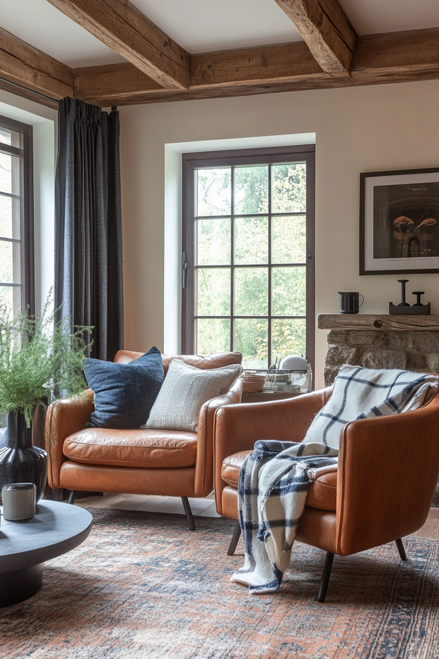 2. Rustic Retreat (Cozy Living Room Ideas) - Cozy Living Room Ideas