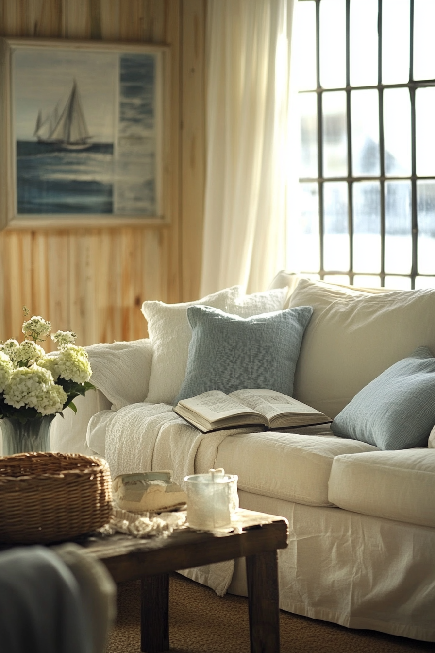 7. Coastal Comfort (Cozy Living Room Ideas) - Cozy Living Room Ideas