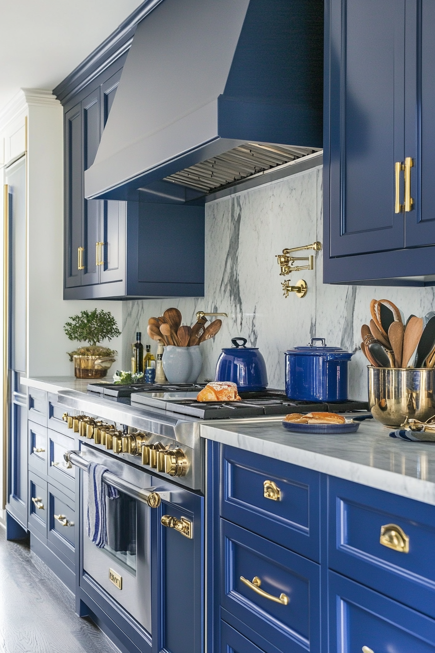 12. Cobalt Classic (Dark Cabinets Kitchen Ideas) - Dark Cabinets Kitchen Ideas
