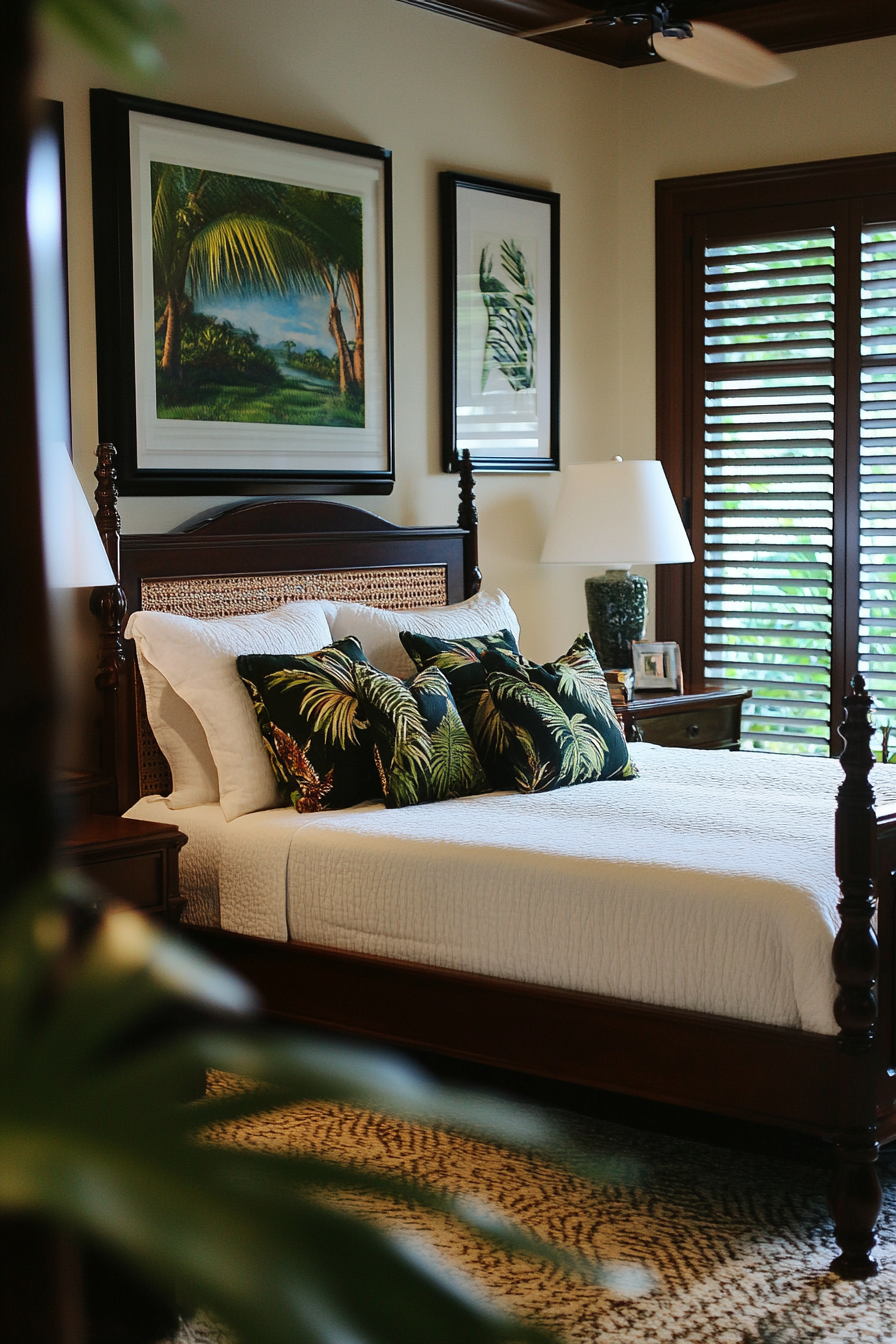 11. Island Colonial (Tropical Bedroom Ideas) - Tropical Bedroom Ideas