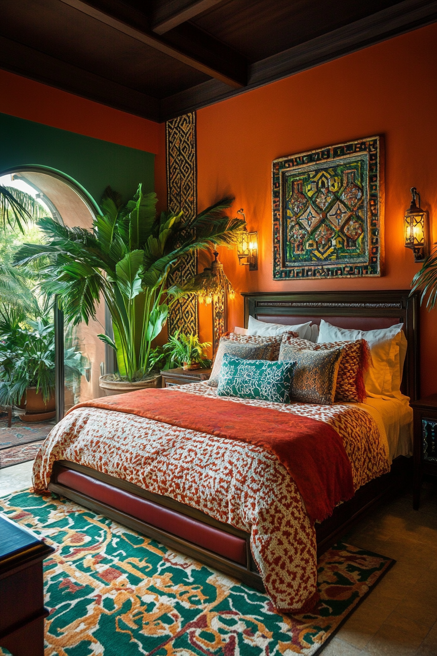 14. Moroccan Tropics (Tropical Bedroom Ideas) - Tropical Bedroom Ideas