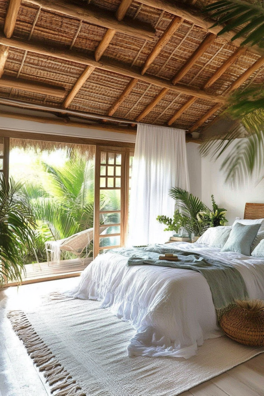 26. Coastal Scandi (Tropical Bedroom Ideas) - Tropical Bedroom Ideas
