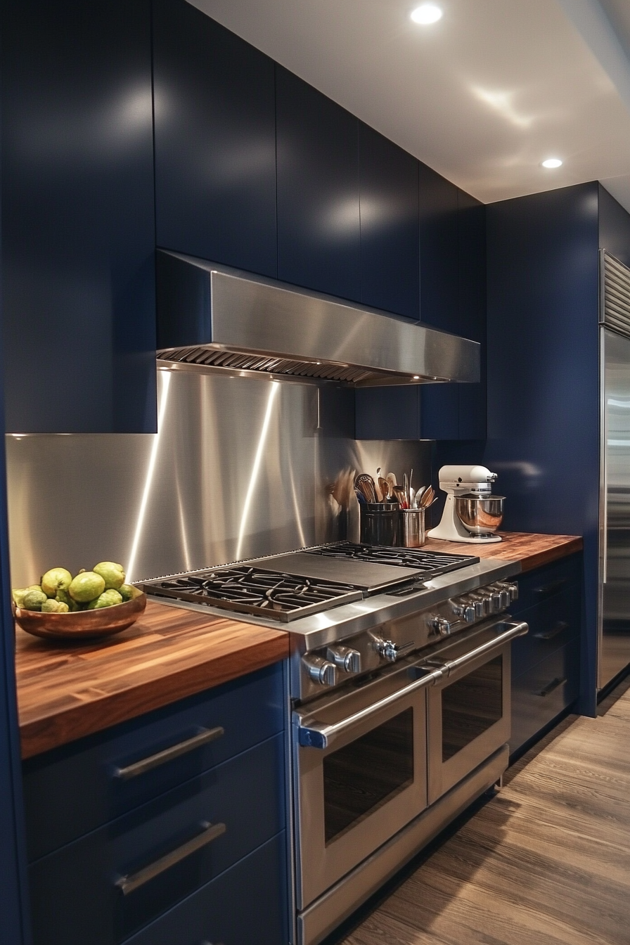 9. Contemporary Cool Kitchen (Garage Kitchen Ideas) - Garage Kitchen Ideas