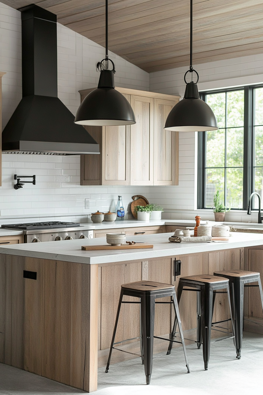 15. Transitional Touch (Garage Kitchen Ideas) - Garage Kitchen Ideas