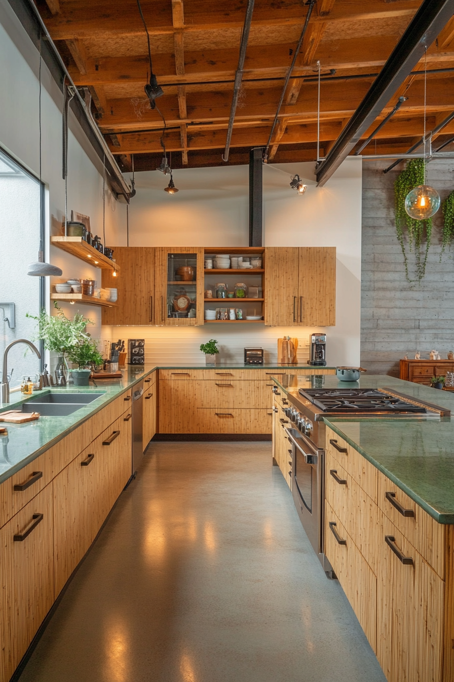 23. Eco-Friendly Kitchen (Garage Kitchen Ideas) - Garage Kitchen Ideas