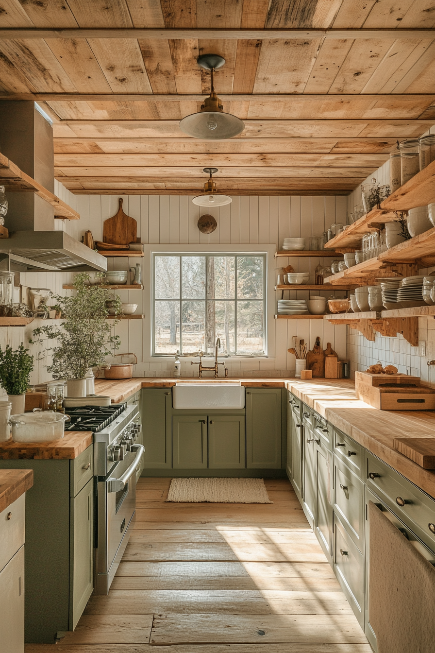 24. Farm-to-Table Kitchen (Garage Kitchen Ideas) - Garage Kitchen Ideas