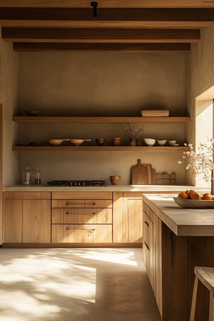 27. Zen-Inspired Kitchen (Garage Kitchen Ideas) - Garage Kitchen Ideas