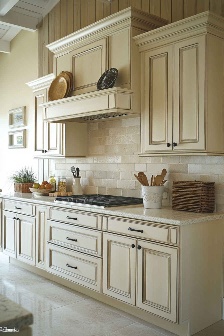 3. Coastal Beige Serenity (Beige Kitchen Ideas) - Beige Kitchen Ideas