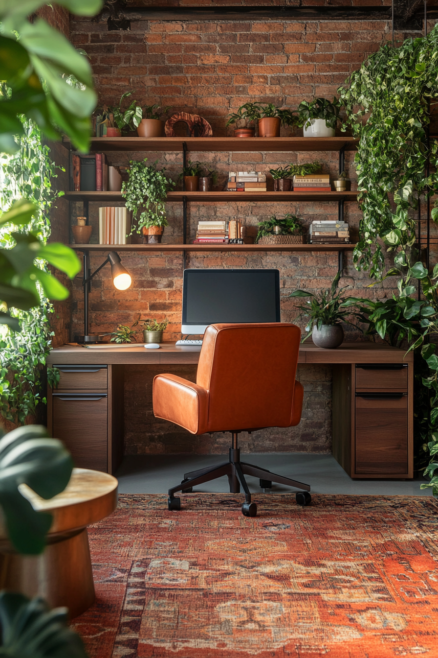 12. Cedar Sanctuary (Earth Tones Office Ideas) - Earth Tones Office Ideas