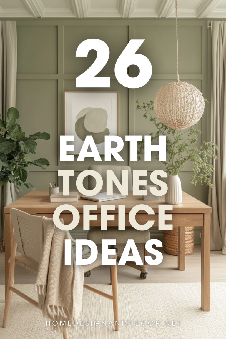 25+ Earth Tones Office Ideas 2025 – Home Design & Decor