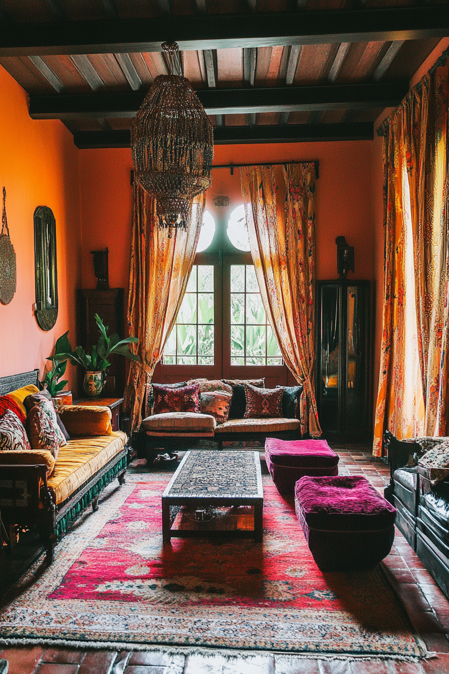 4. Sunset Dreams (Boho Living Room Ideas) - Boho Living Room Ideas