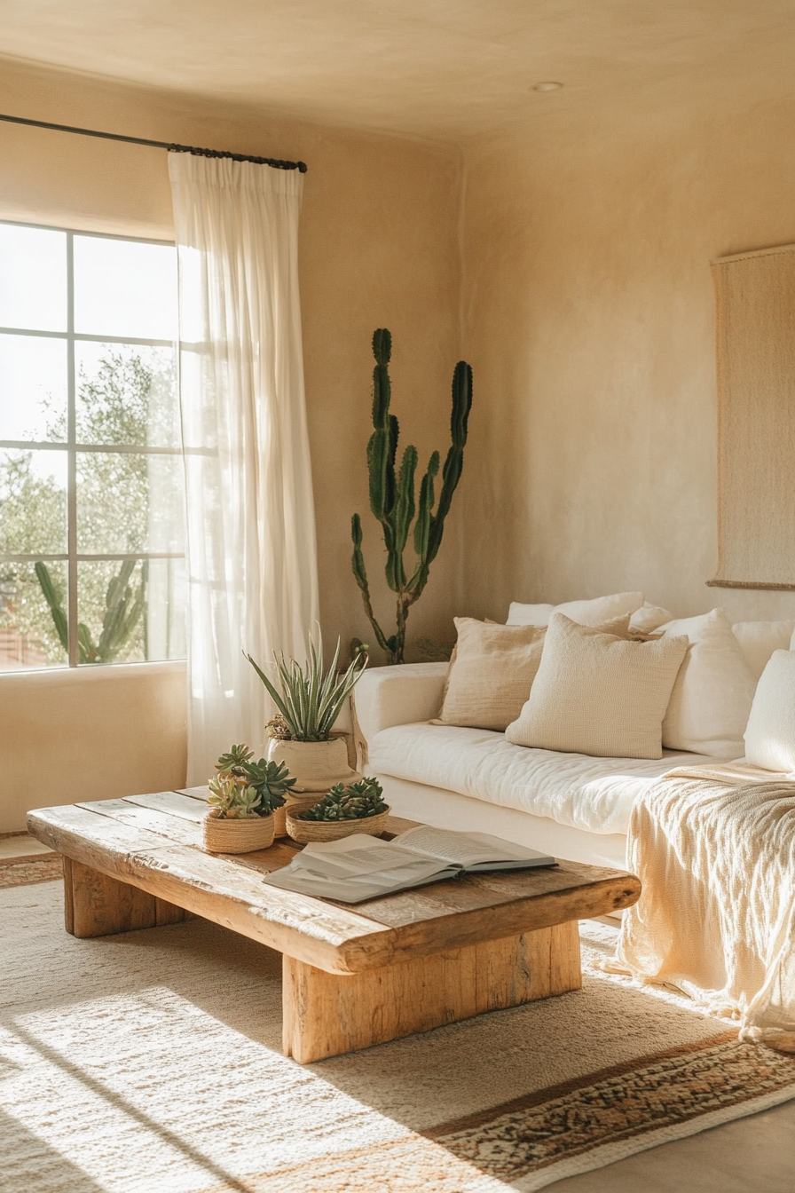 5. Desert Oasis (Boho Living Room Ideas) - Boho Living Room Ideas