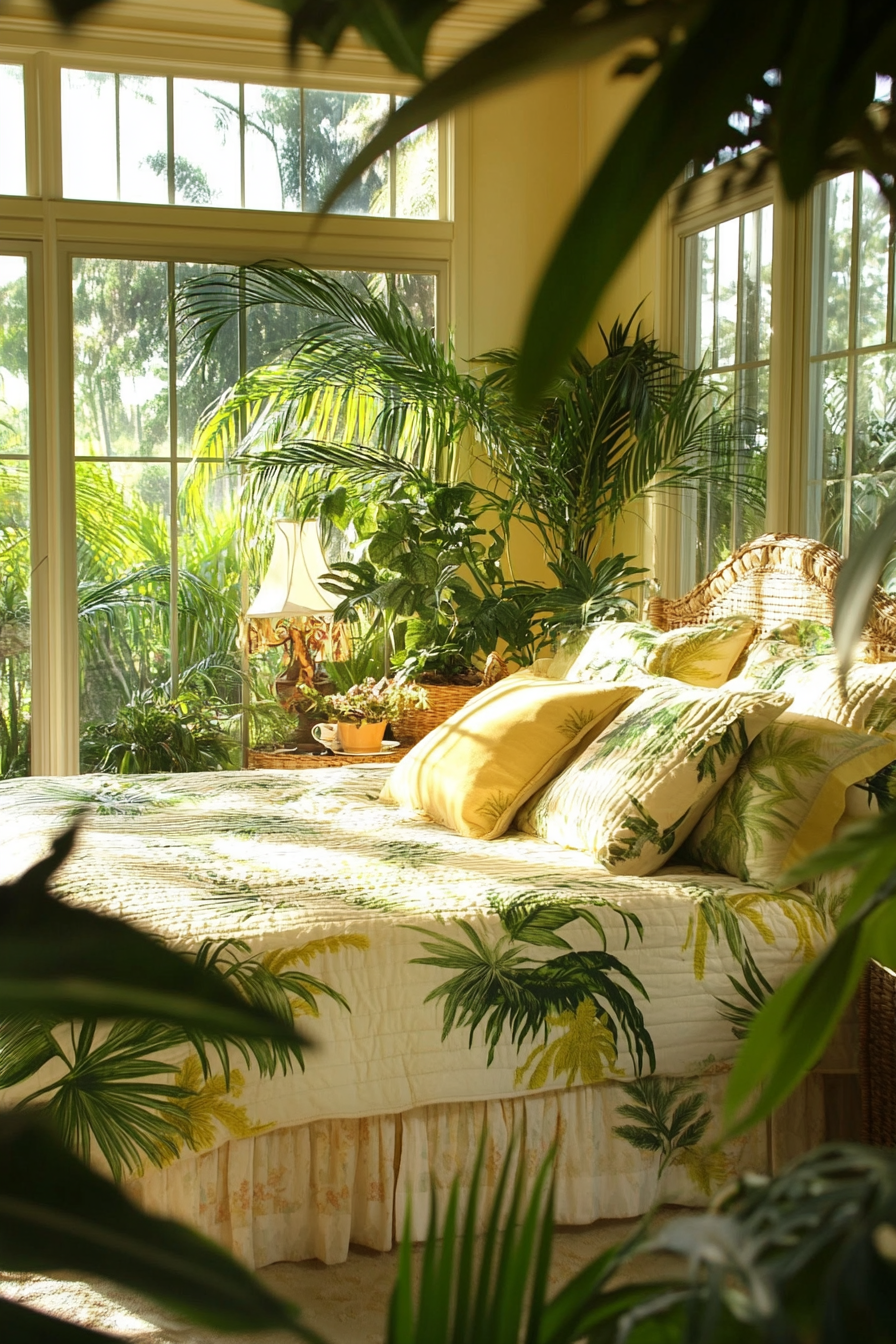 11. Tropical Getaway (Sunroom Bedroom Ideas) - Sunroom Bedroom Ideas