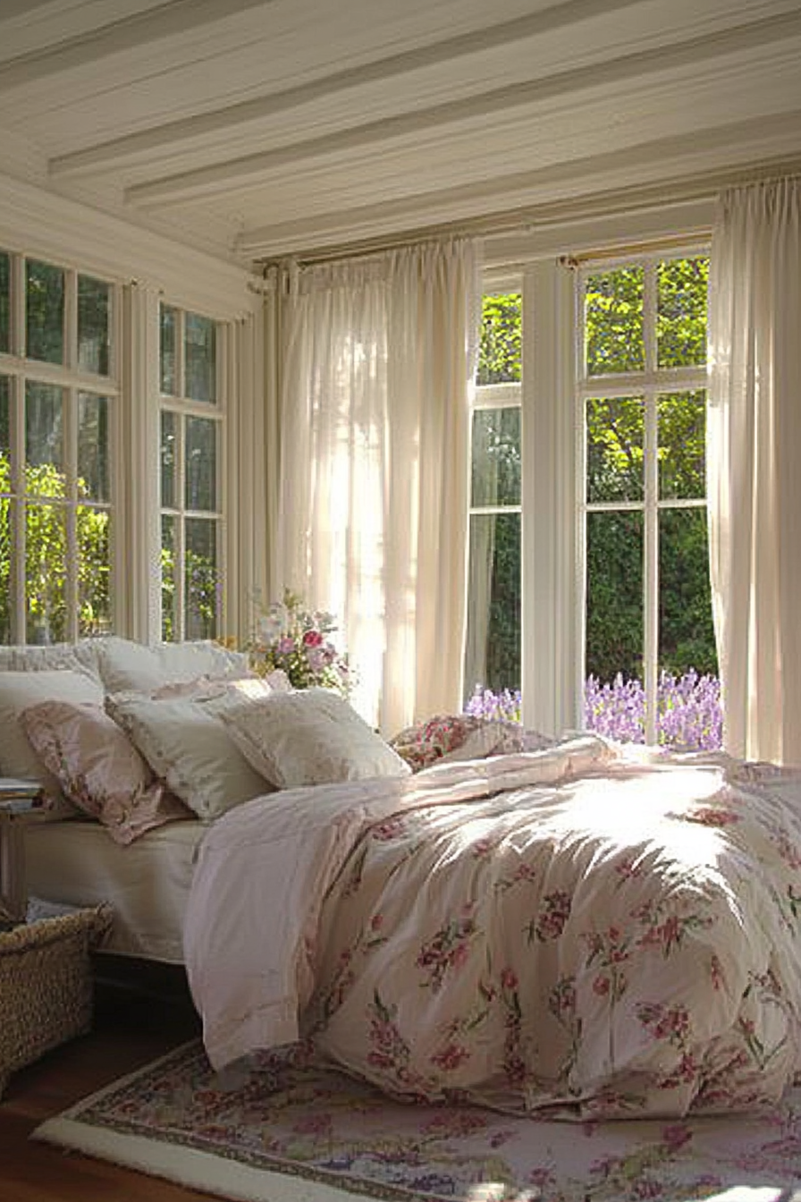 20. Pastel Perfection (Sunroom Bedroom Ideas) - Sunroom Bedroom Ideas