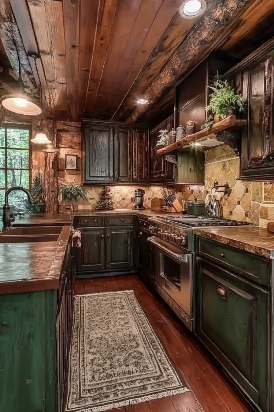 8. Woodland Retreat (Fall Kitchen Decor Ideas) - Fall Kitchen Decor Ideas