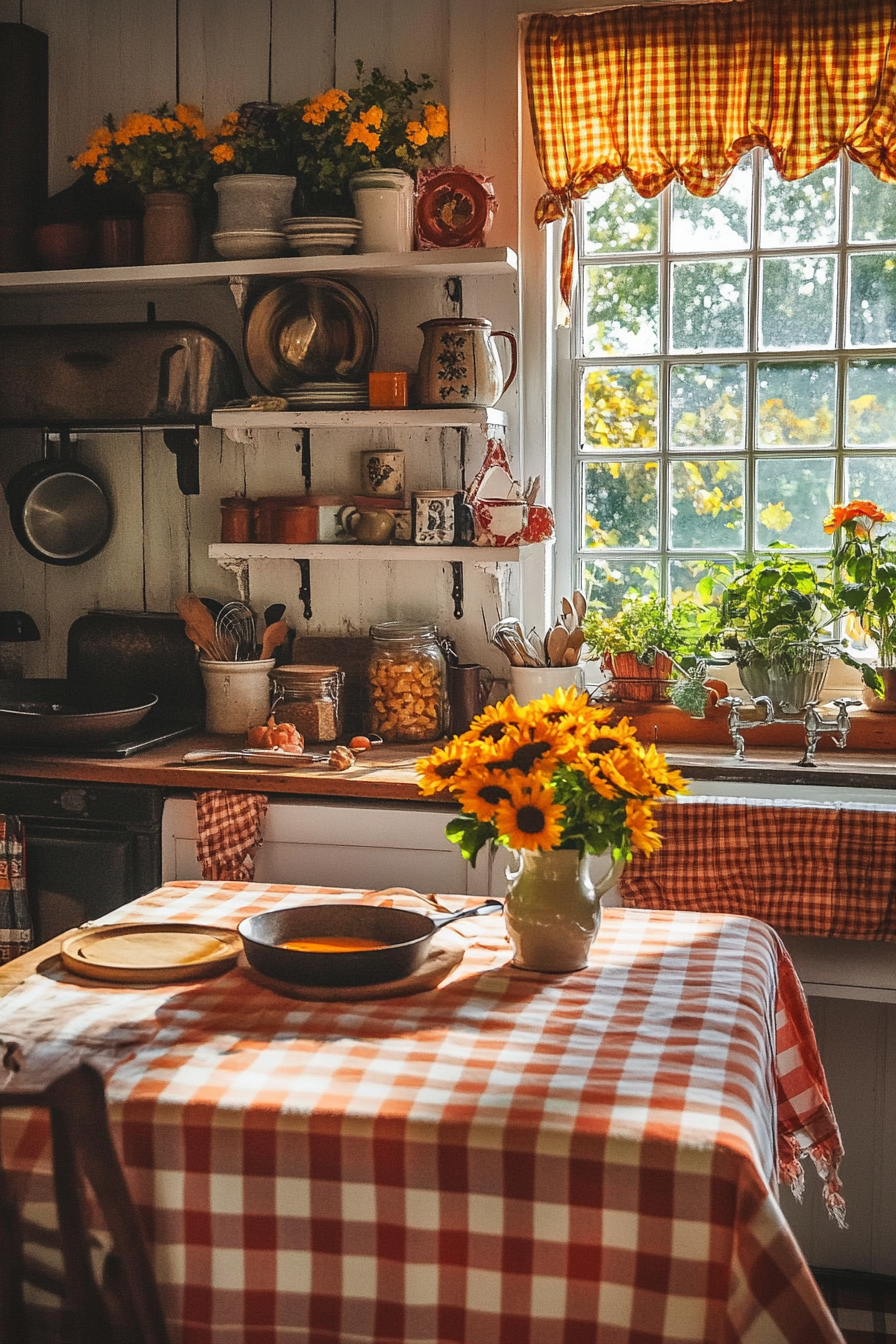 9. Vintage Harvest (Fall Kitchen Decor Ideas) - Fall Kitchen Decor Ideas