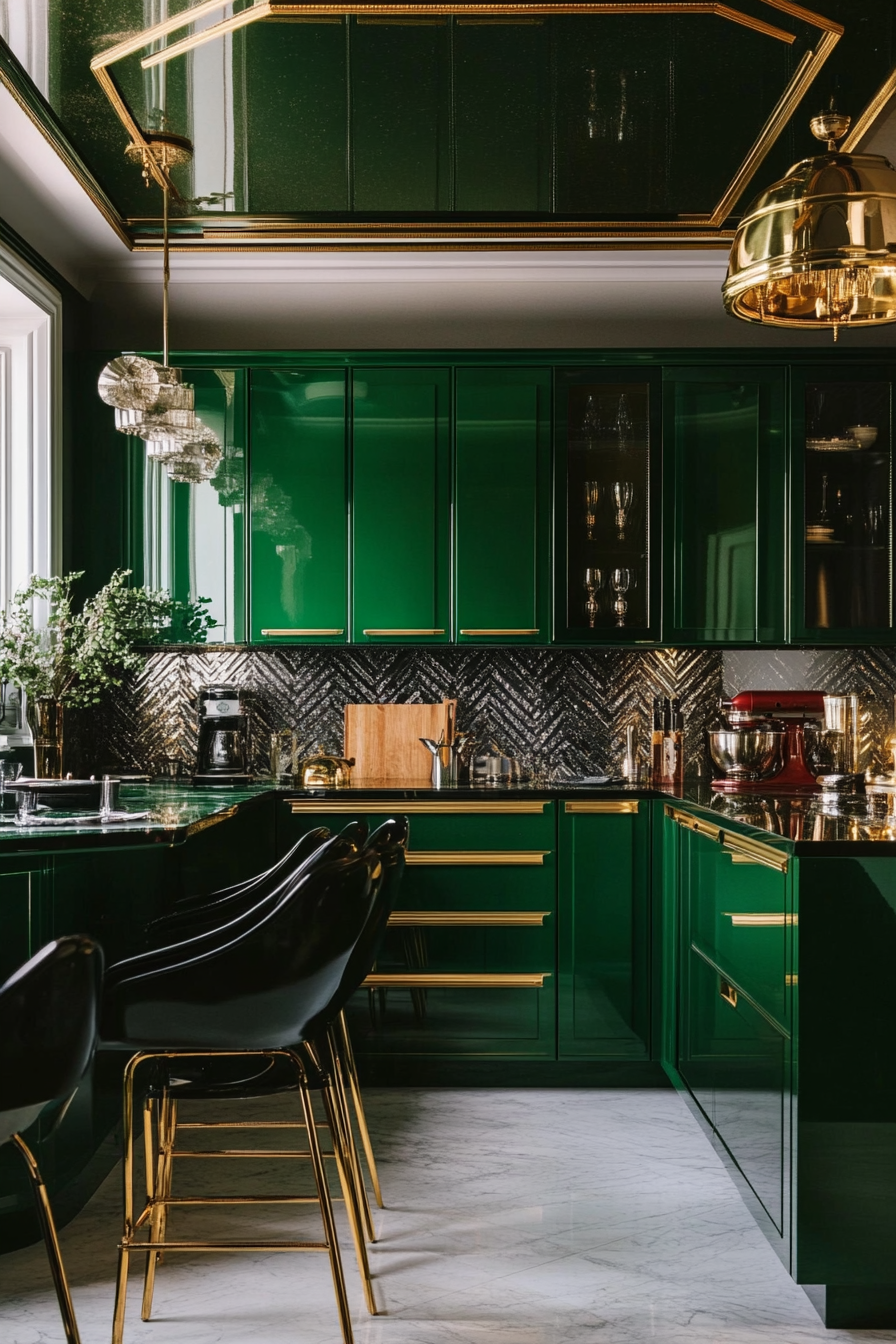 20. Art Deco Glam (Modern Kitchen Ideas) - Modern Kitchen Ideas