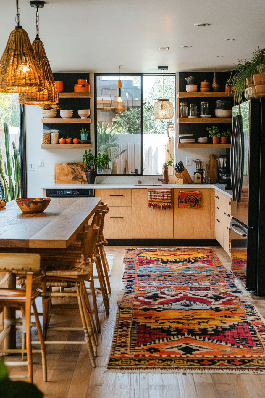 24. Boho Vibes (Modern Kitchen Ideas) - Modern Kitchen Ideas