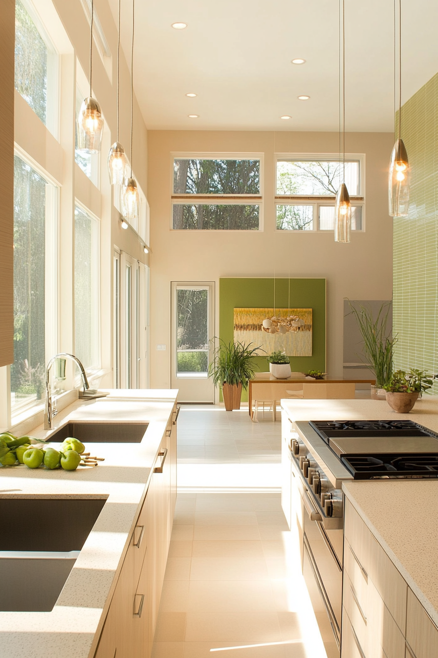 27. Eco-Friendly Green (Modern Kitchen Ideas) - Modern Kitchen Ideas