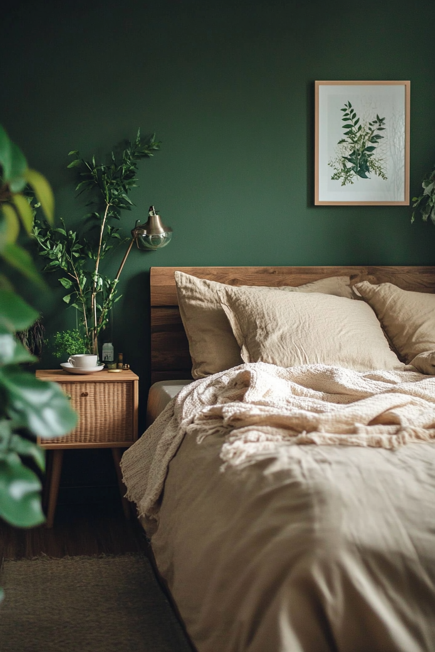 2. Mystic Forest (Moody Bedroom Ideas) - Moody Bedroom Ideas