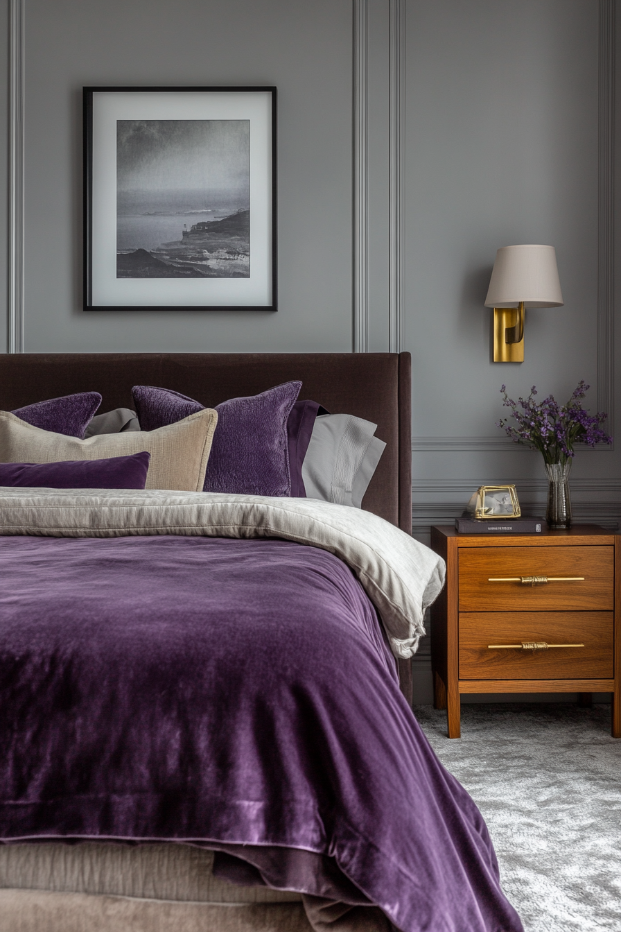 11. Velvet Mystique (Moody Bedroom Ideas) - Moody Bedroom Ideas