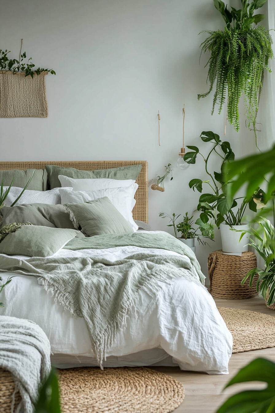 5. Botanical Oasis (Serene Bedroom Ideas) - Serene Bedroom Ideas