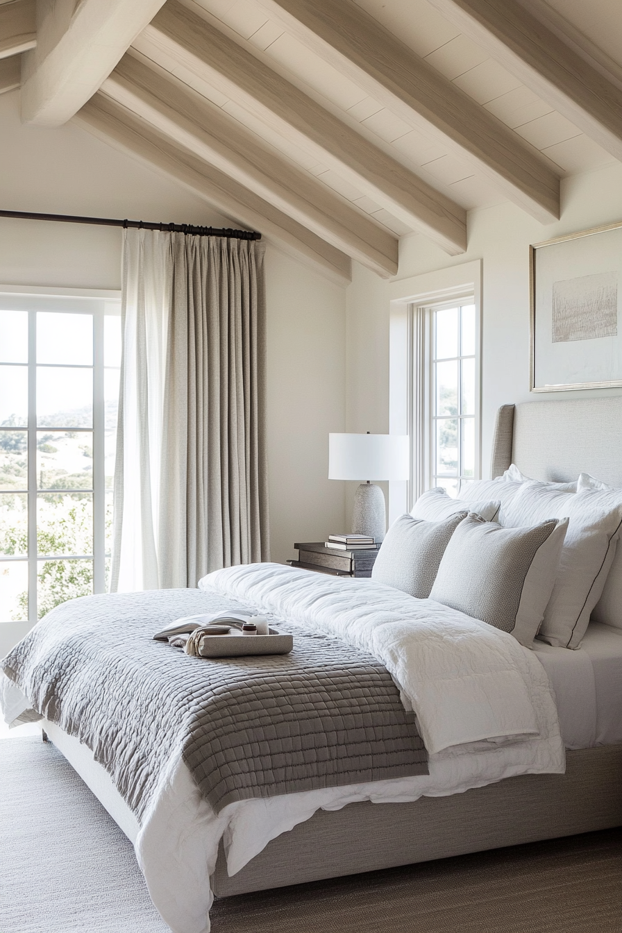 11. Modern Monochrome (Serene Bedroom Ideas) - Serene Bedroom Ideas