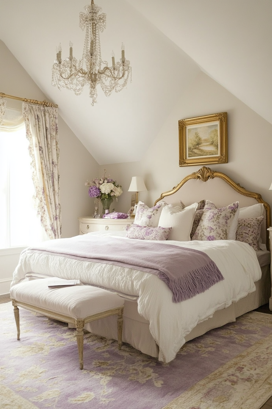14. French Provincial Peace (Serene Bedroom Ideas) - Serene Bedroom Ideas