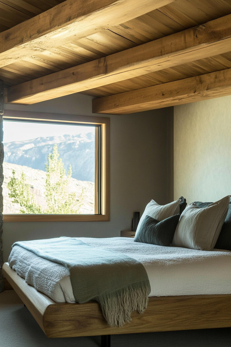 16. Mountain Lodge Serenity (Serene Bedroom Ideas) - Serene Bedroom Ideas