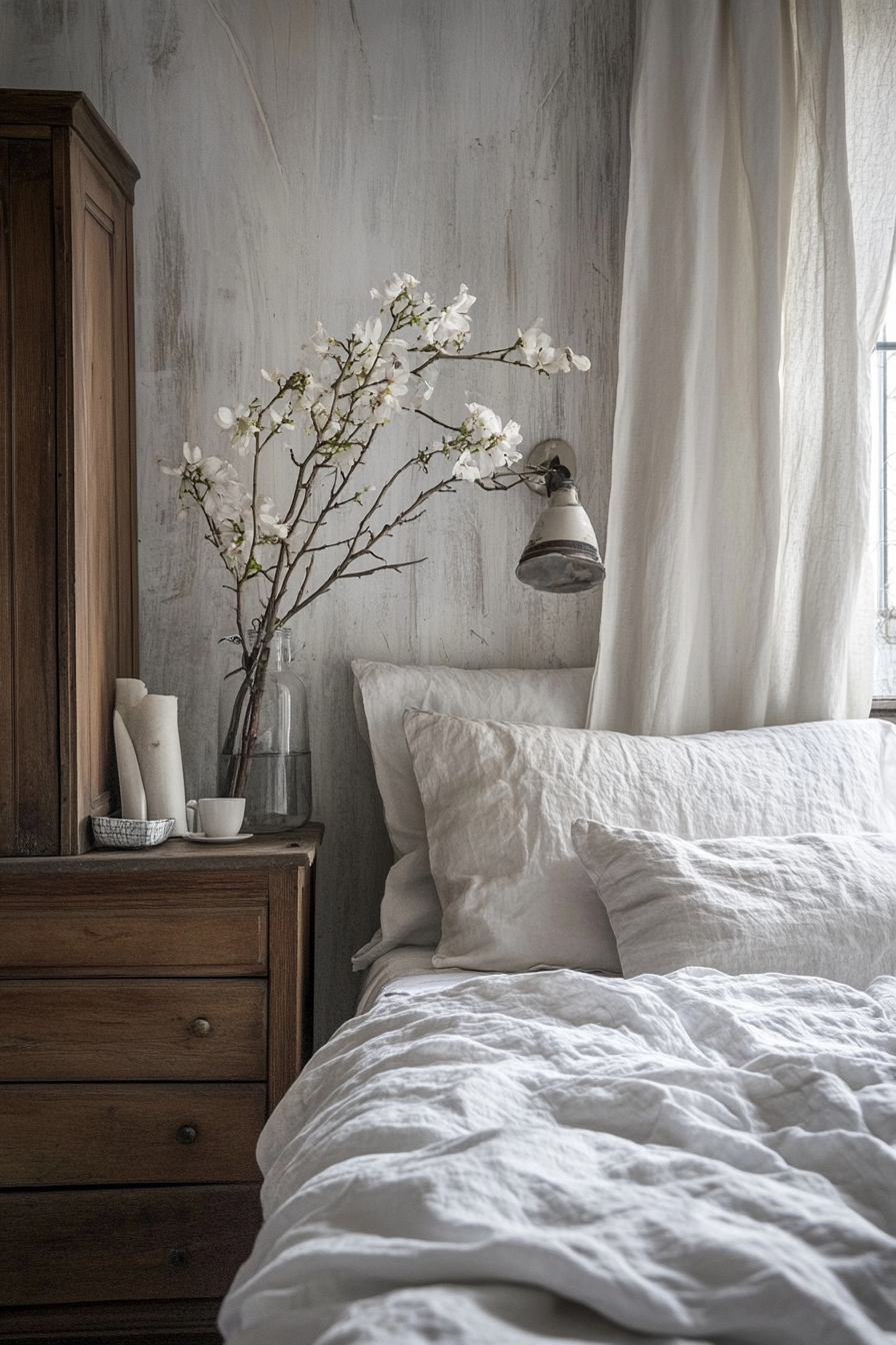 20. Rustic Farmhouse Charm (Serene Bedroom Ideas) - Serene Bedroom Ideas