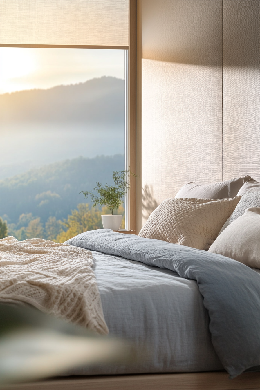 23. Soft Metallic Glow (Serene Bedroom Ideas) - Serene Bedroom Ideas