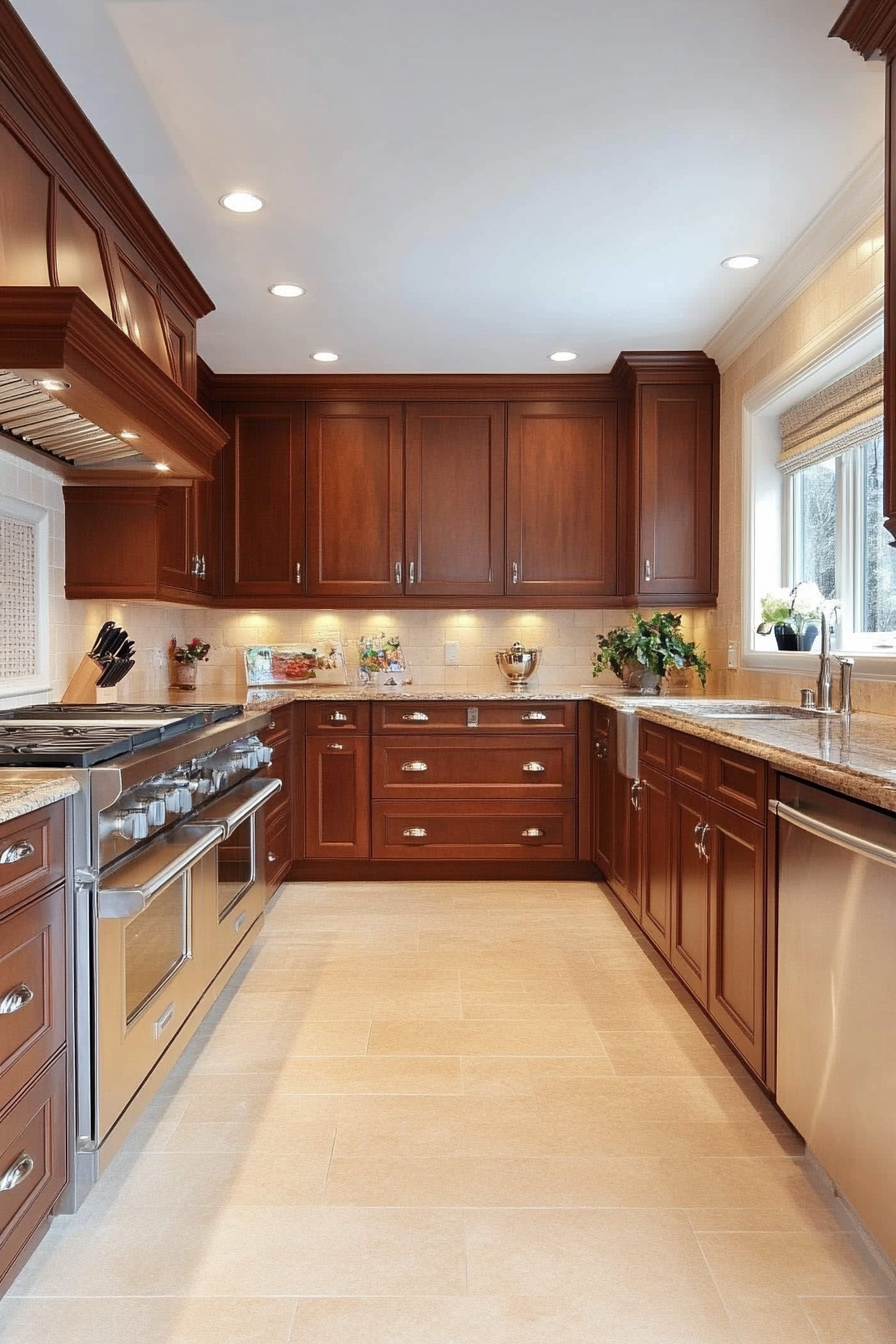 5. Cinnamon Spice Contemporary (Brown Kitchen Ideas) - Brown Kitchen Ideas