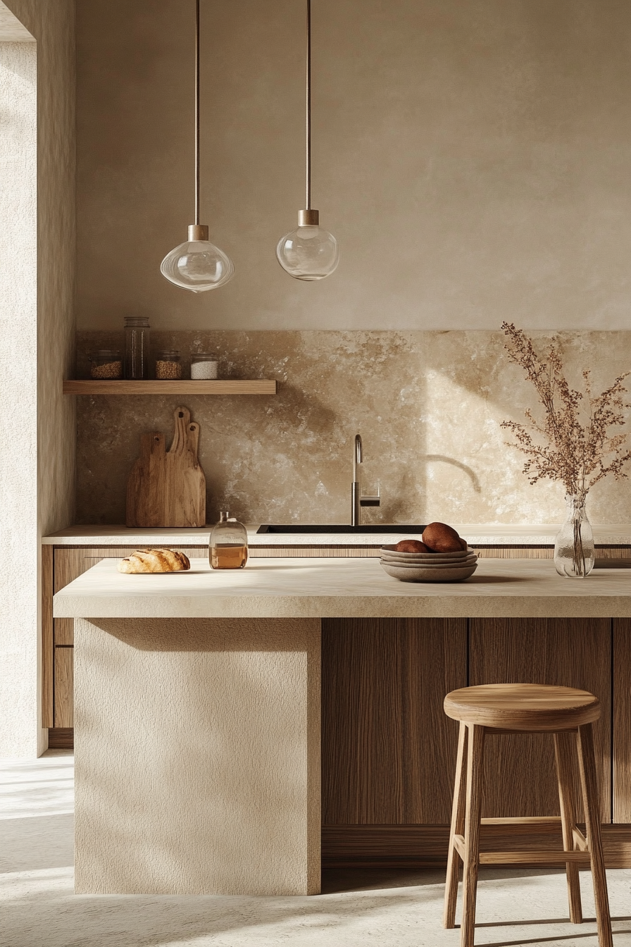 13. Maple Serenity (Brown Kitchen Ideas) - Brown Kitchen Ideas