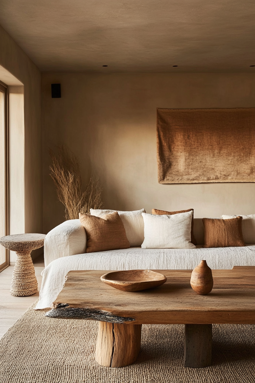 1. Warm Amber Retreat (Earth Tones Living Room Ideas) - Earth Tones Living Room Ideas