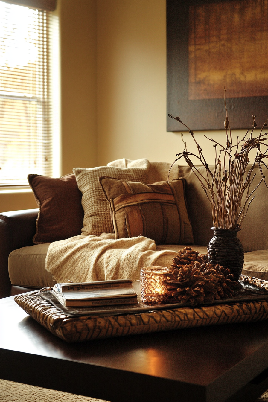 8. Warm Cocoa Comfort (Earth Tones Living Room Ideas) - Earth Tones Living Room Ideas