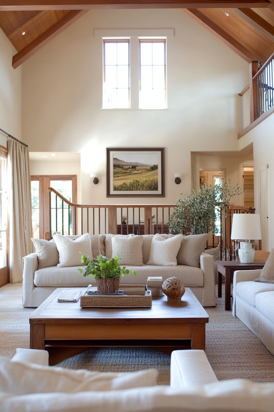 17. Eucalyptus Breeze (Earth Tones Living Room Ideas) - Earth Tones Living Room Ideas