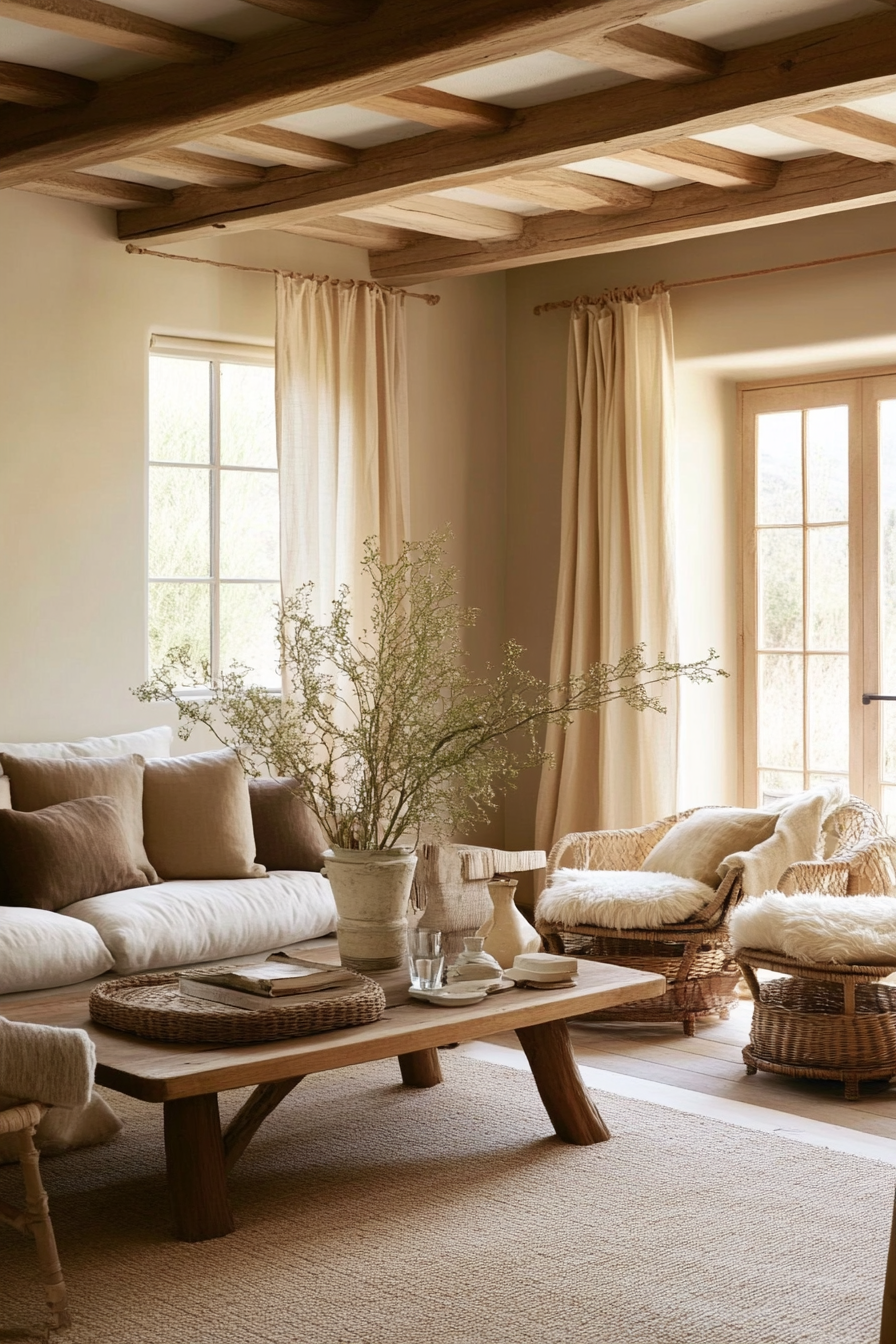 27. Wheatfield Serenity (Earth Tones Living Room Ideas) - Earth Tones Living Room Ideas