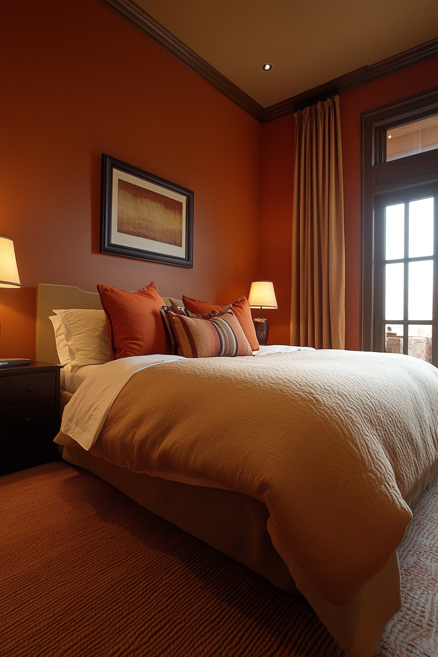 23. Terracotta Dreamscape (Earth Tones Bedroom Ideas) - Earth Tones Bedroom Ideas