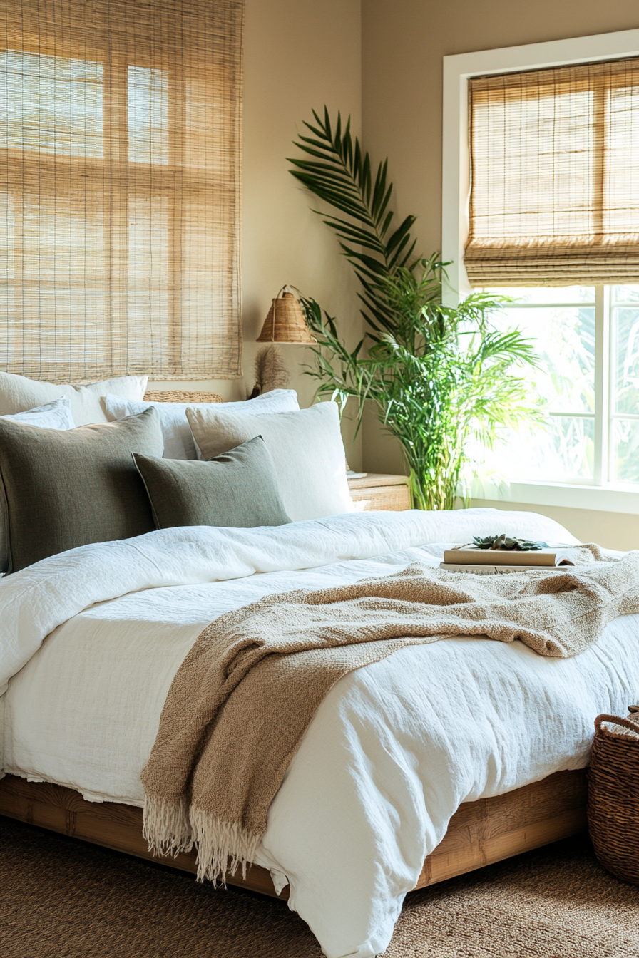 24. Bamboo Bliss (Earth Tones Bedroom Ideas) - Earth Tones Bedroom Ideas
