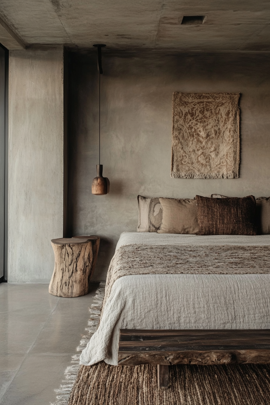 26. Stonewashed Tranquility (Earth Tones Bedroom Ideas) - Earth Tones Bedroom Ideas