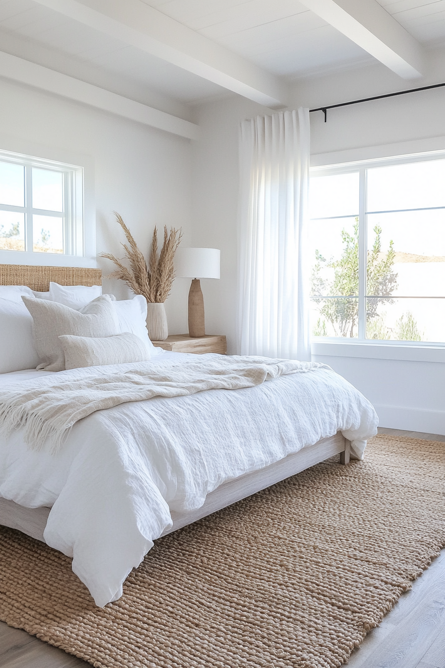 2. Modern Coastal Escape (White Bedroom Ideas) - White Bedroom Ideas