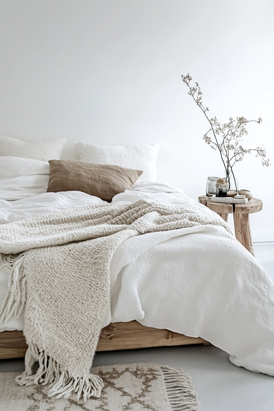 3. Scandinavian White Bliss (White Bedroom Ideas) - White Bedroom Ideas