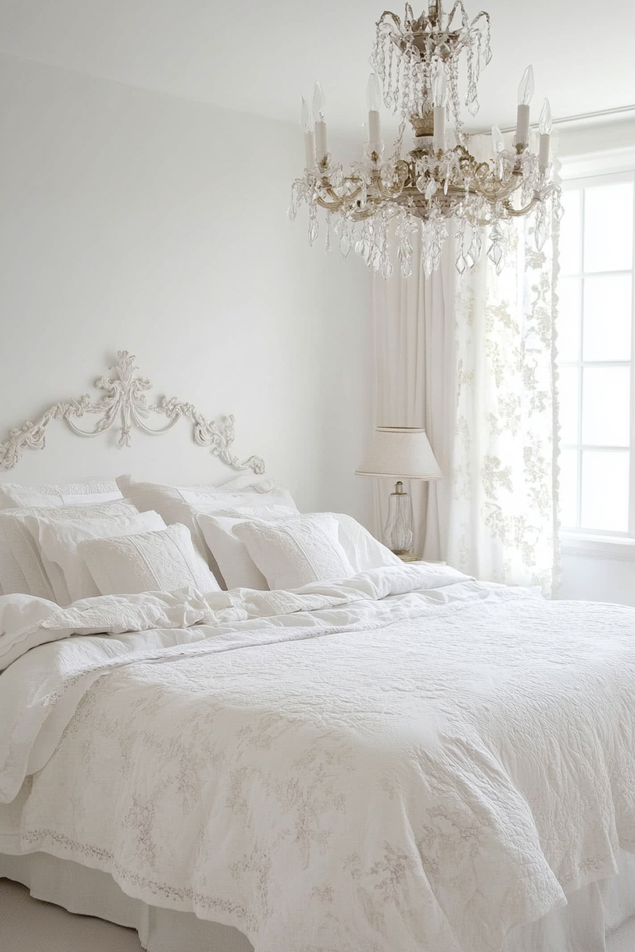 4. Classic French Elegance (White Bedroom Ideas) - White Bedroom Ideas