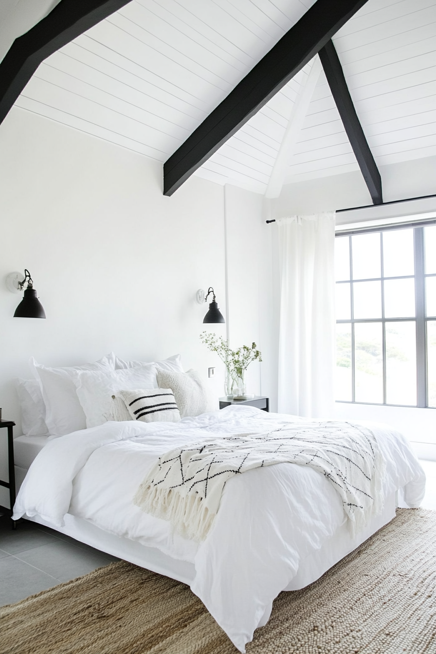 5. Contemporary Chic (White Bedroom Ideas) - White Bedroom Ideas
