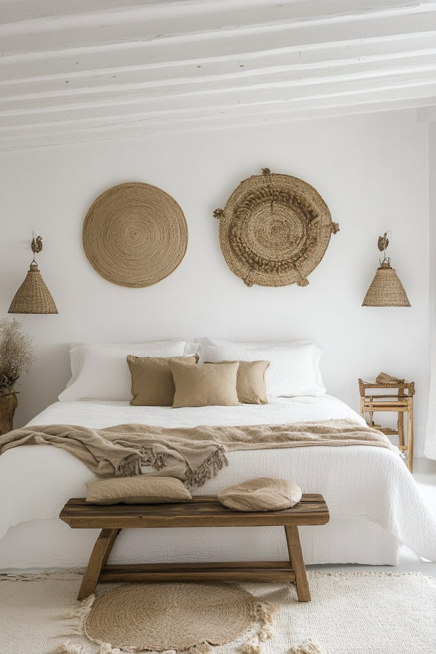 12. Warm White Oasis (White Bedroom Ideas) - White Bedroom Ideas