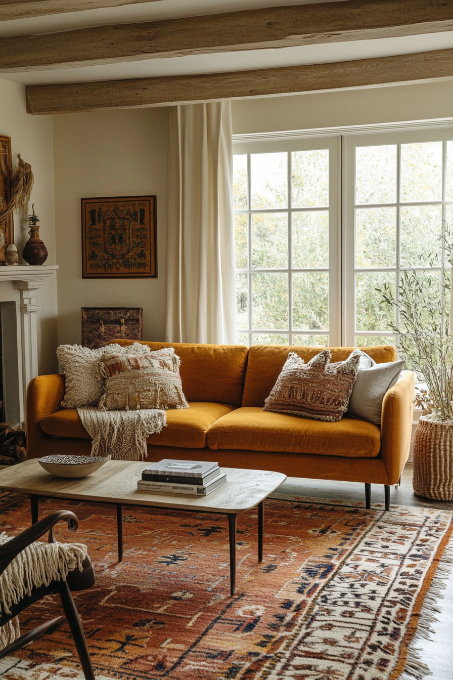 4. Boho Country (Country Living Room Ideas) - Country Living Room Ideas